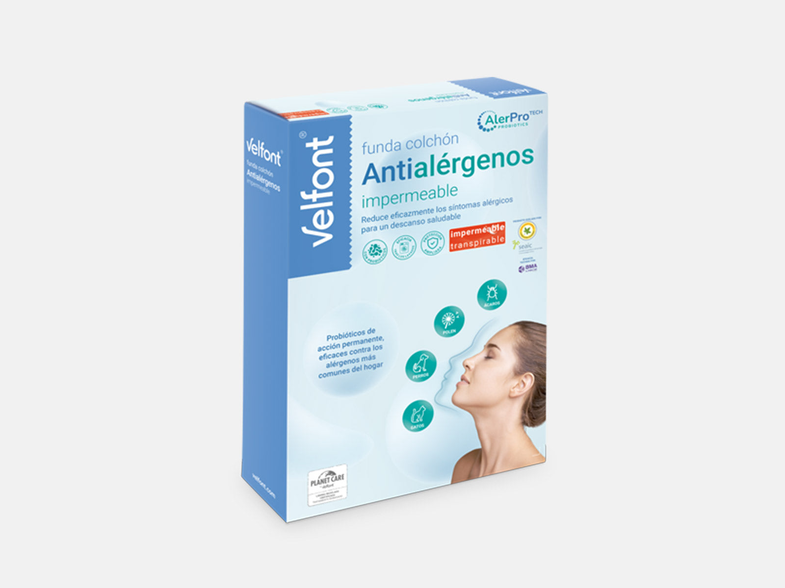 Protector Velfont Antialérgenos Impermeable AlerProTech®